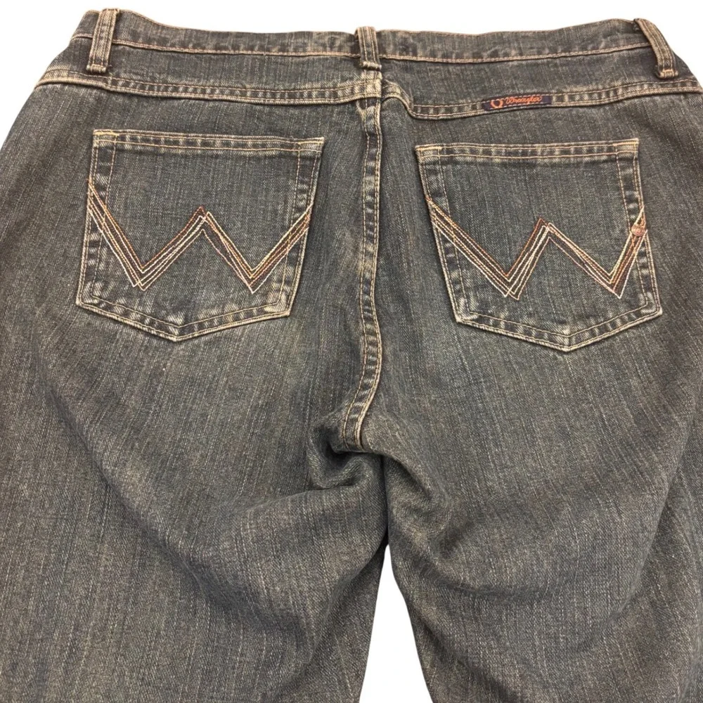 Wrangler Cash Cowgirl Cut Jeans Dark Wash Straight Leg WRC10RR 11/12 x 32